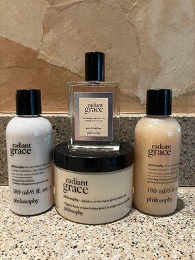 Philosophy Radiant Grace Set of Eau De Perfume ,Body Lotion , Creme , Shower Gel